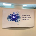 NBN 3D backlit logo