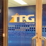 TPG glass door logo